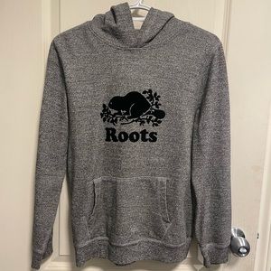 Kids salt & pepper Roots hoodie